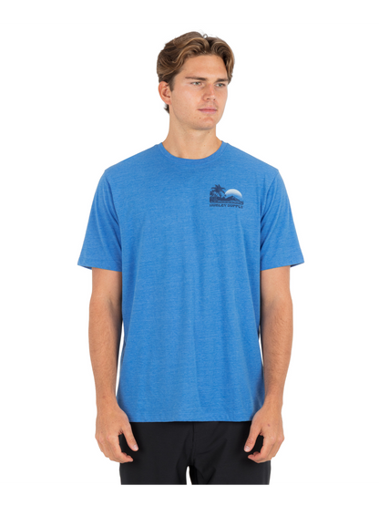 Island Scape Short Sleeve in Seashore Heather