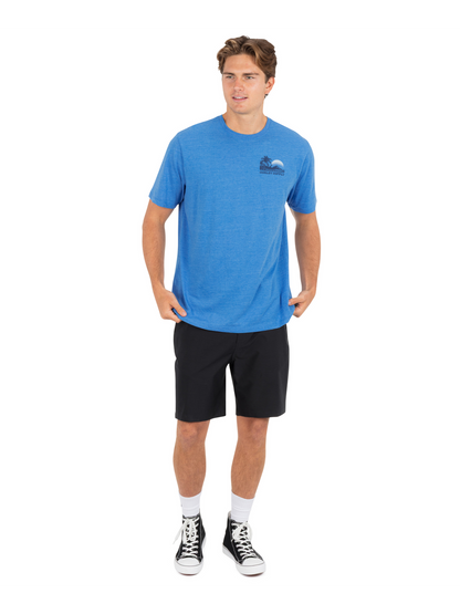 Island Scape Short Sleeve in Seashore Heather