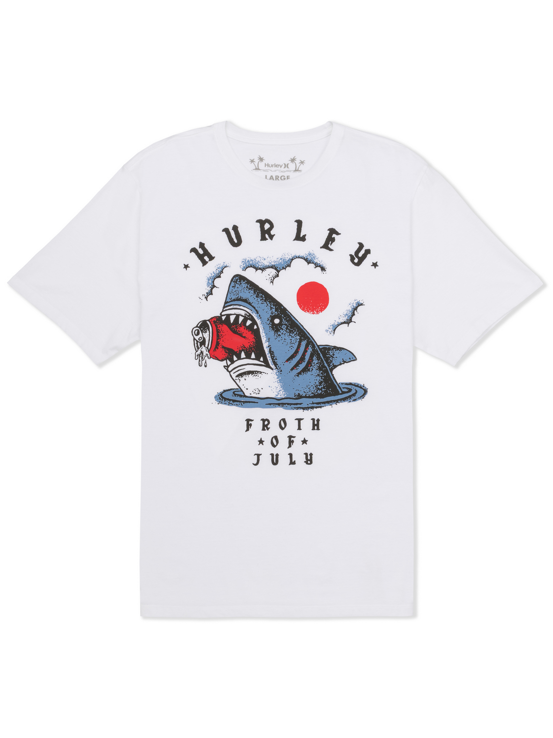 Froth Of July Short Sleeve in White