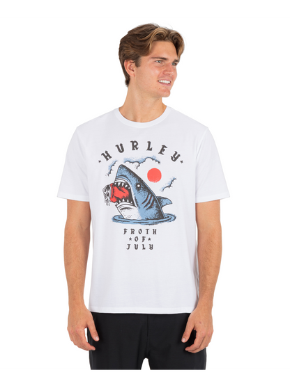 Froth Of July Short Sleeve in White