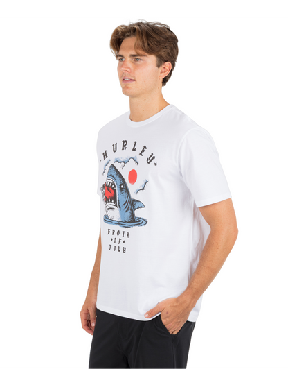 Froth Of July Short Sleeve in White