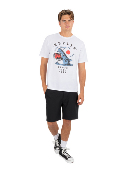 Froth Of July Short Sleeve in White