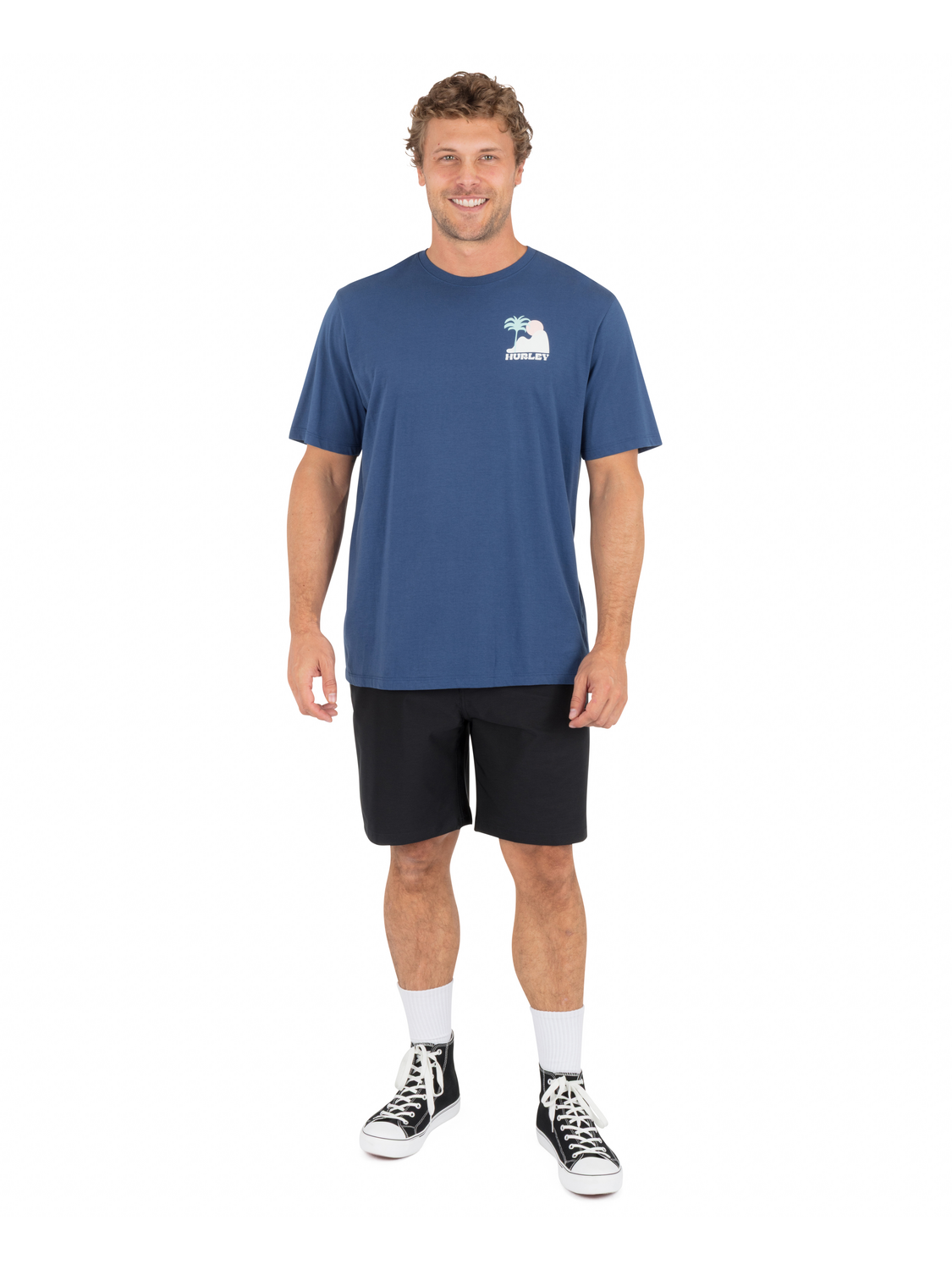 Sunsets Short Sleeve in Abyss