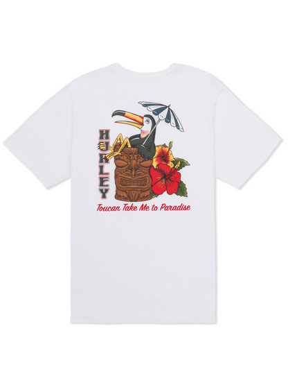 Sippin On Paradise Short Sleeve in White