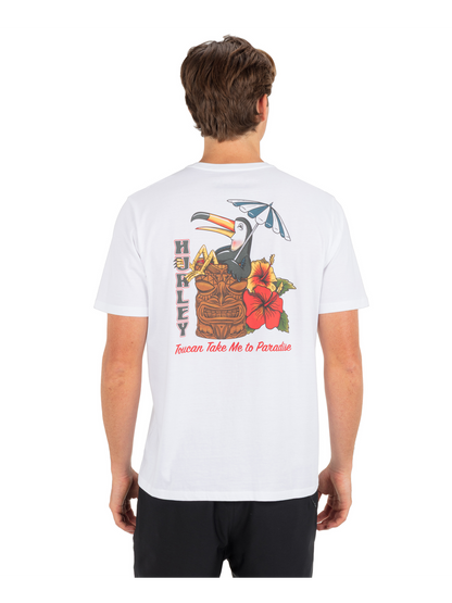 Sippin On Paradise Short Sleeve in White