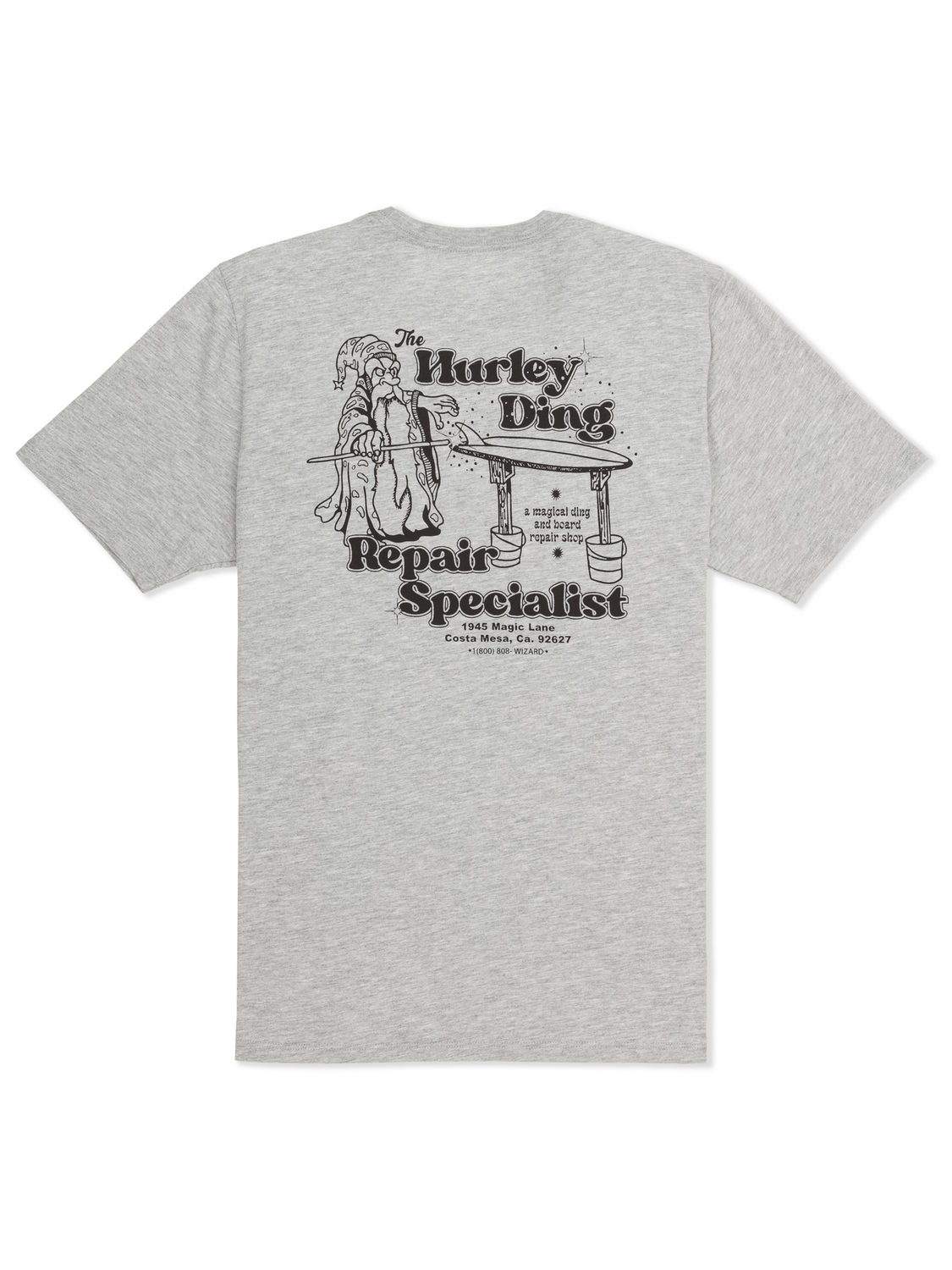 Ding Repair Short Sleeve in Dark Grey Htr