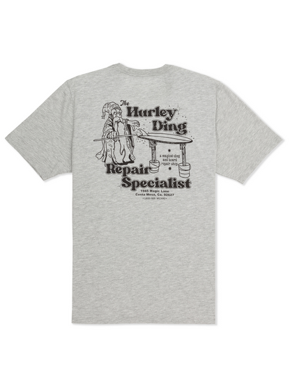Ding Repair Short Sleeve in Dark Grey Htr