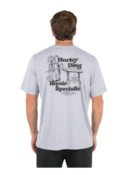 Ding Repair Short Sleeve in Dark Grey Htr