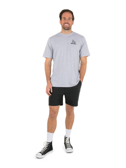 Ding Repair Short Sleeve in Dark Grey Htr