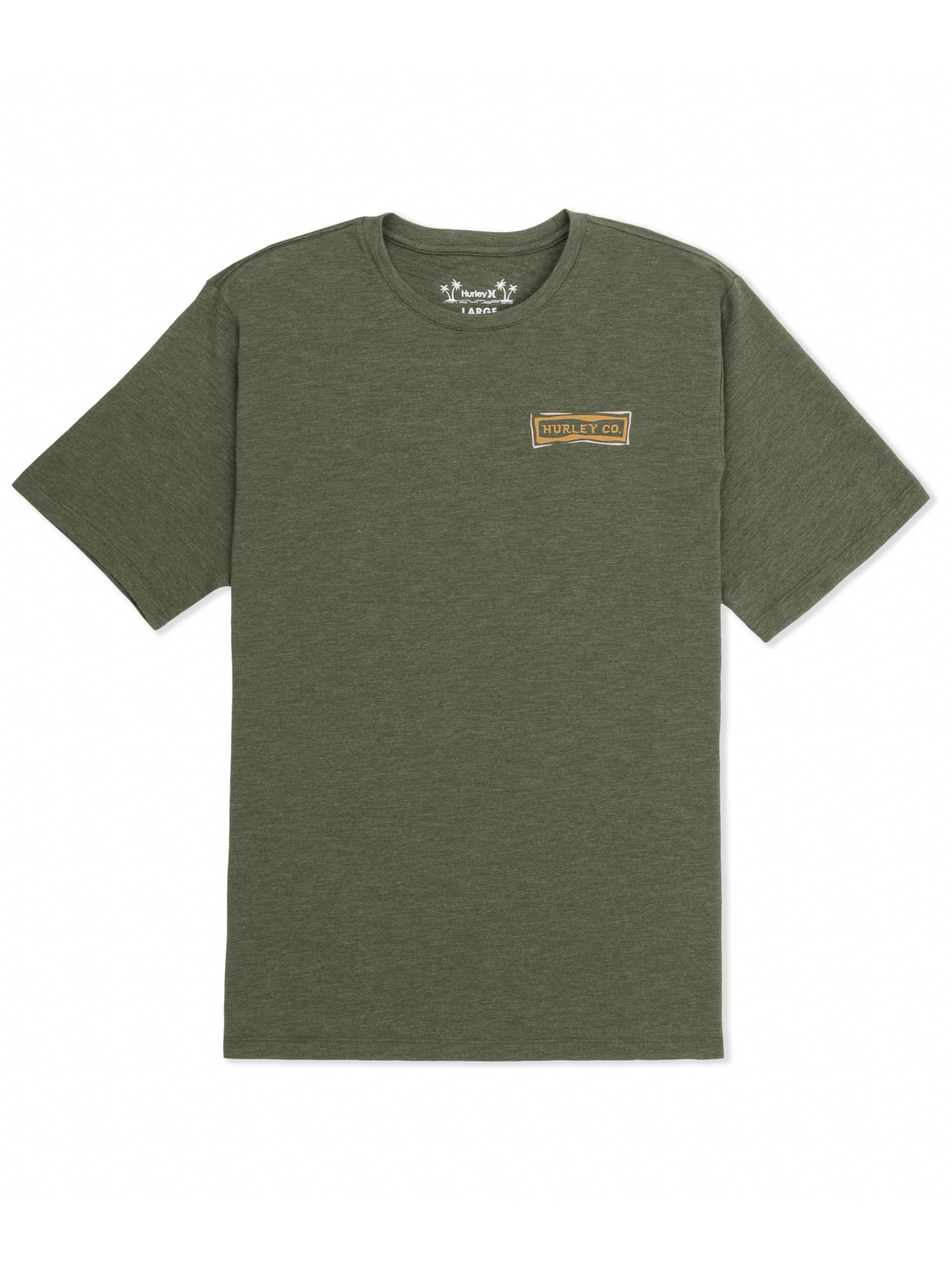 Journey Slub Short Sleeve in Charcoal Fern