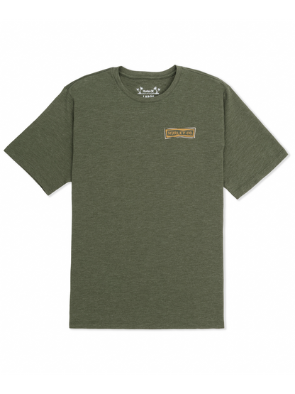 Journey Slub Short Sleeve in Charcoal Fern
