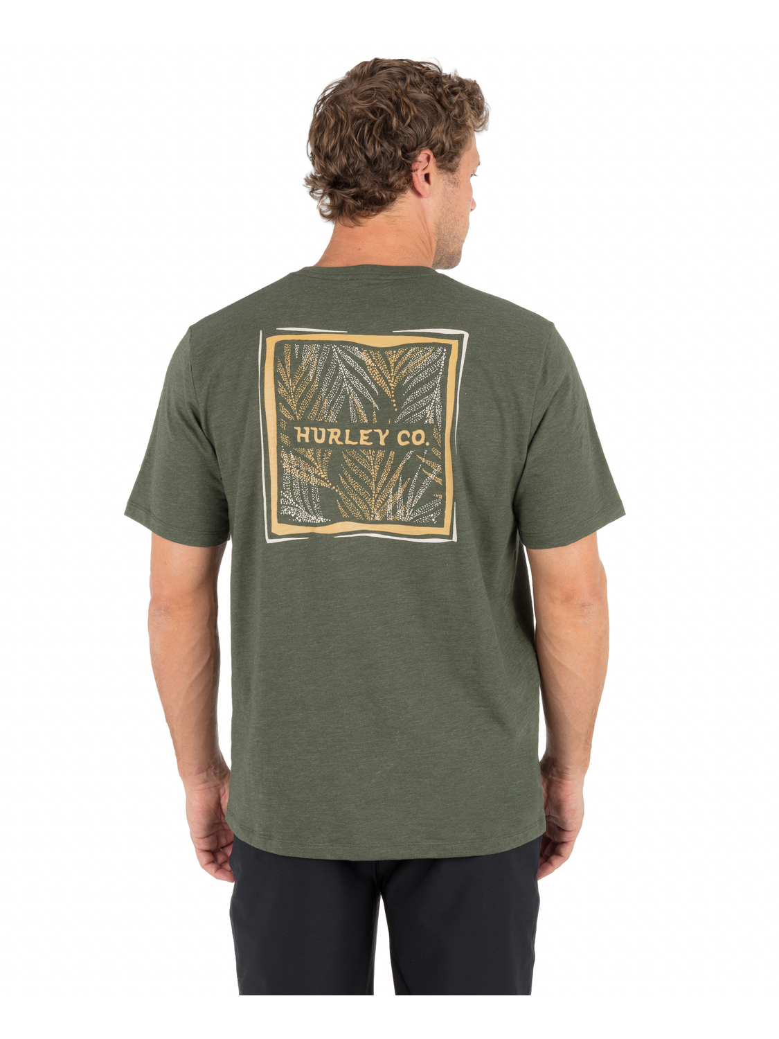 Journey Slub Short Sleeve in Charcoal Fern