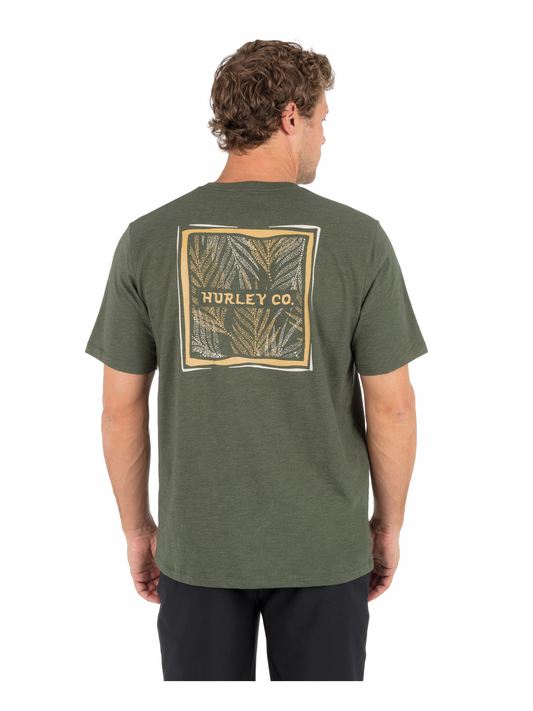 Journey Slub Short Sleeve in Charcoal Fern