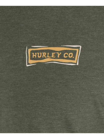Journey Slub Short Sleeve in Charcoal Fern