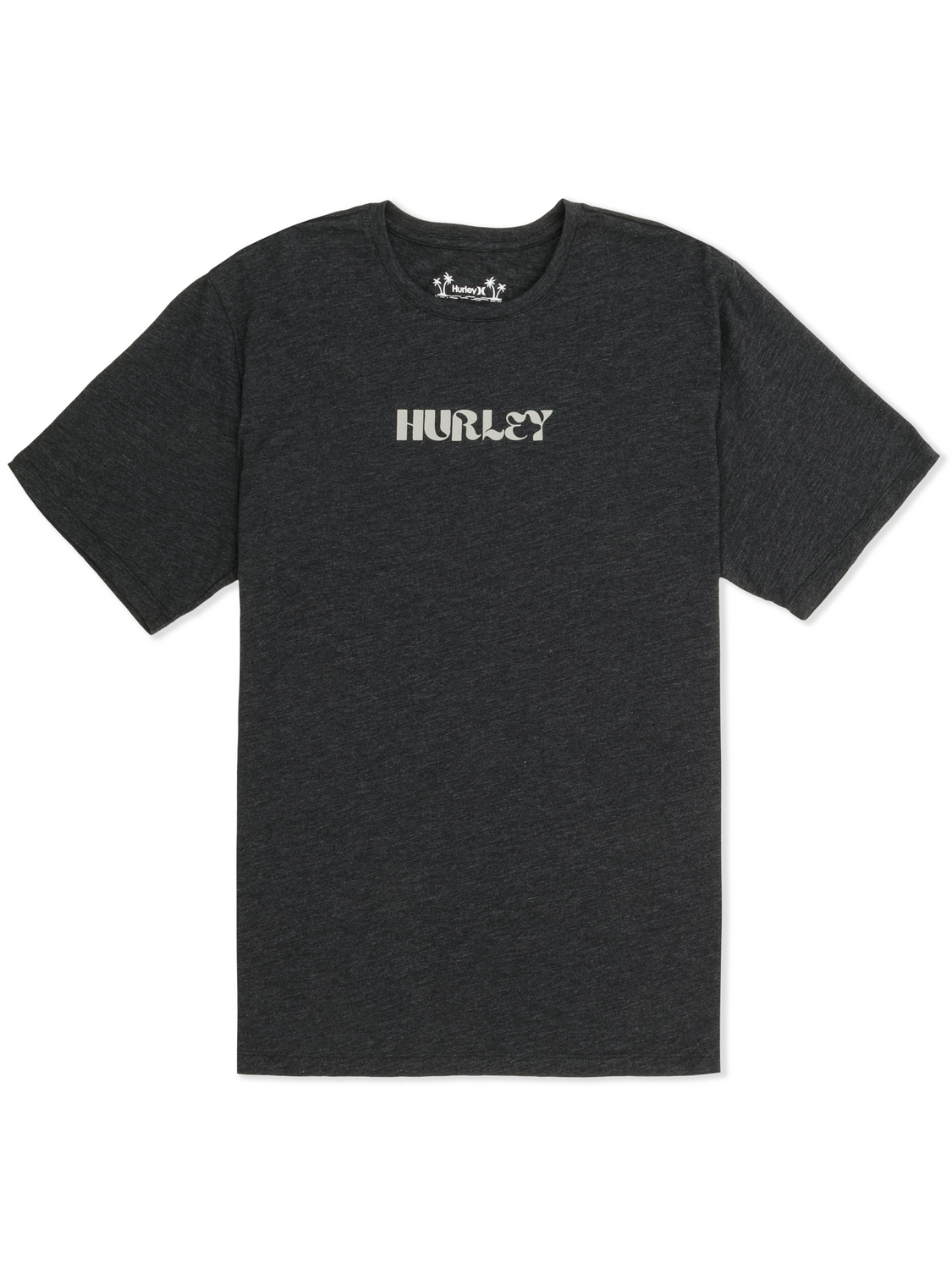 Mystique Slub Short Sleeve in Black Heather