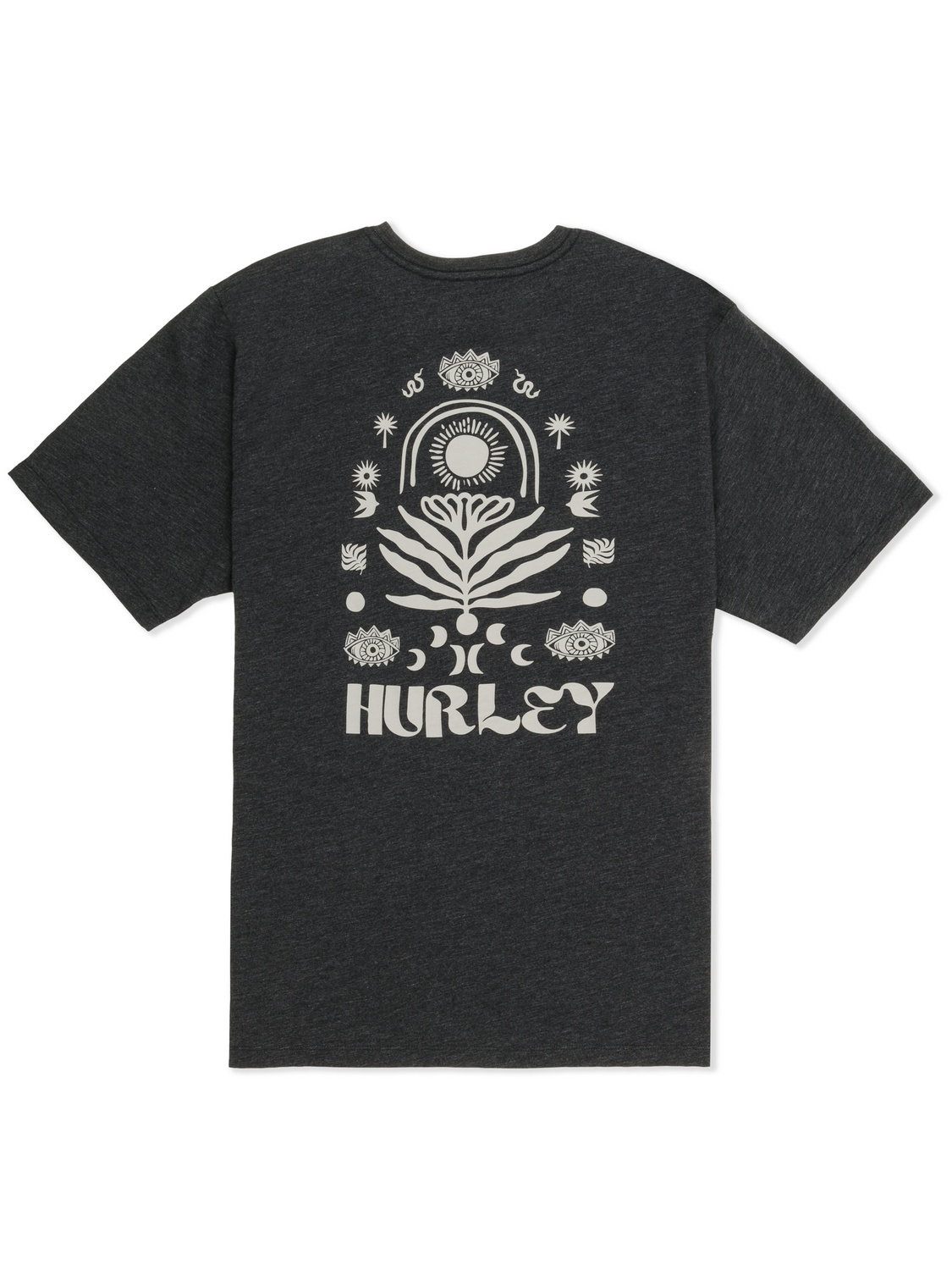 Mystique Slub Short Sleeve in Black Heather