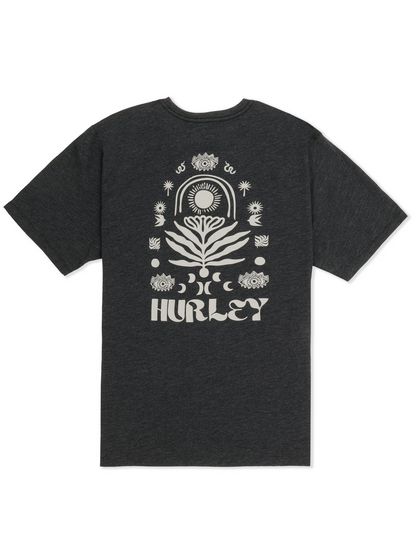 Mystique Slub Short Sleeve in Black Heather