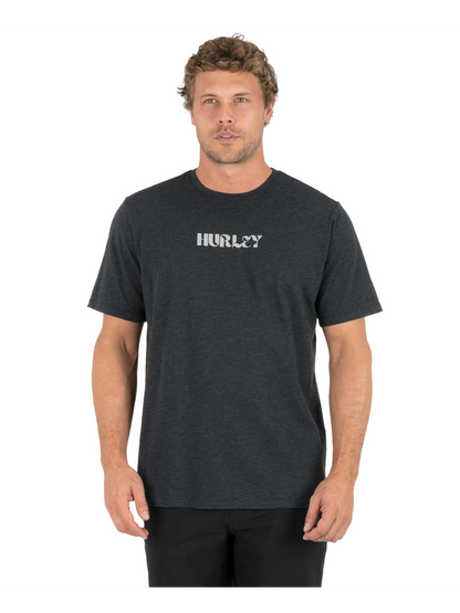 Mystique Slub Short Sleeve in Black Heather