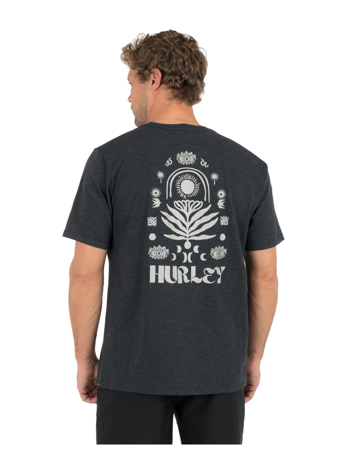 Mystique Slub Short Sleeve in Black Heather