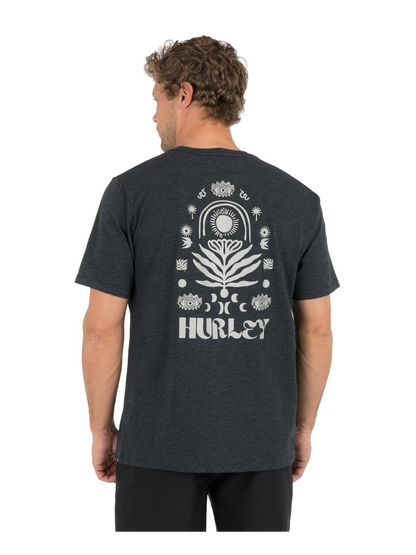 Mystique Slub Short Sleeve in Black Heather
