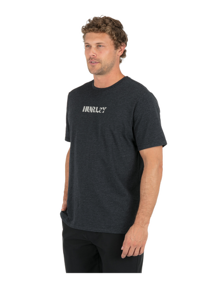 Mystique Slub Short Sleeve in Black Heather
