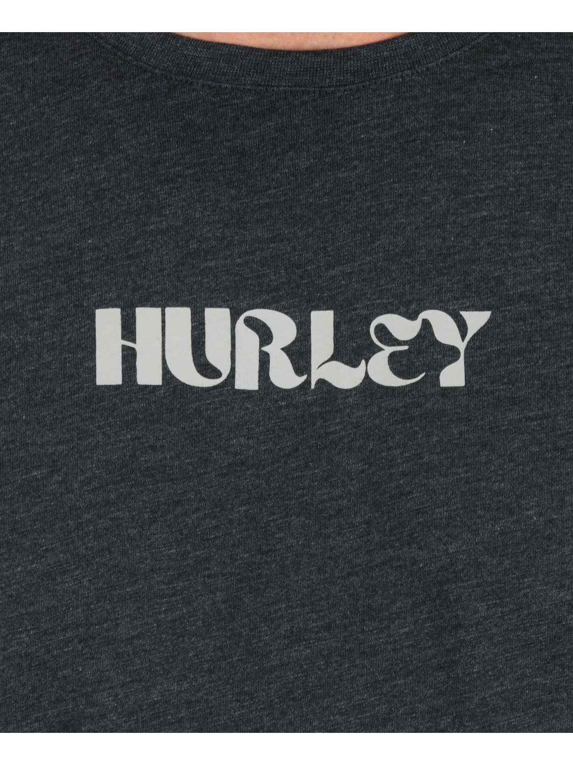 Mystique Slub Short Sleeve in Black Heather