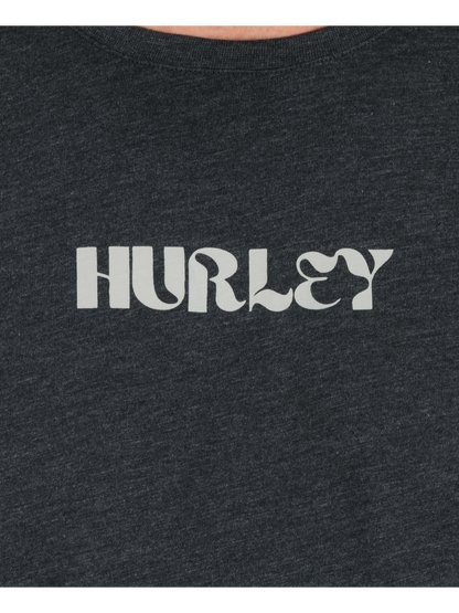 Mystique Slub Short Sleeve in Black Heather