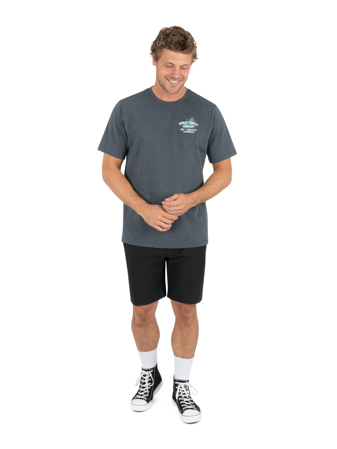 Shape Shack Slub Short Sleeve in Destroyer