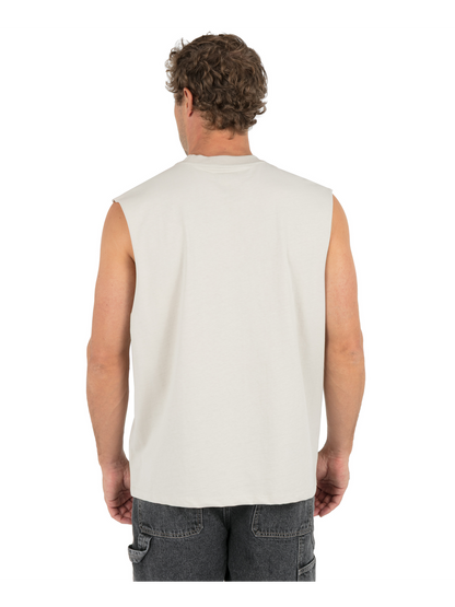 The Face Of Freedom Muscle Tee in Bone