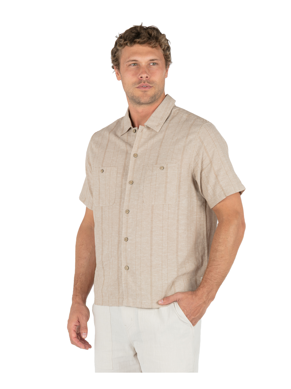 Hemp Malibu Short Sleeve in Bristlecone