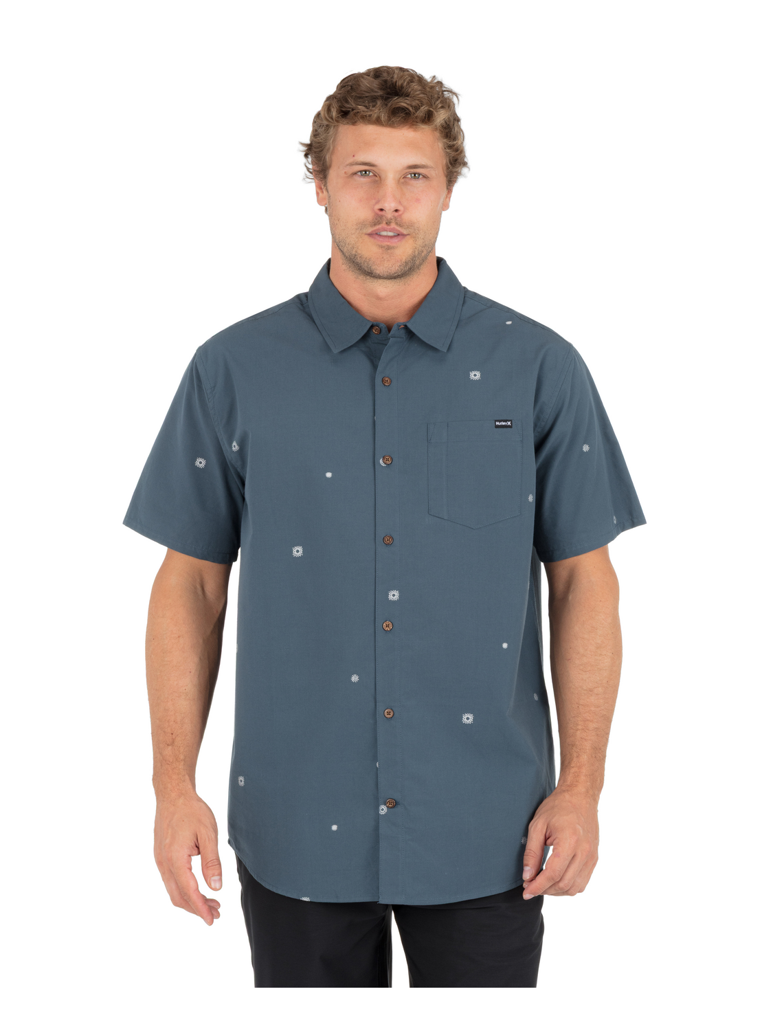 Dobby Short Sleeve in Destroyer