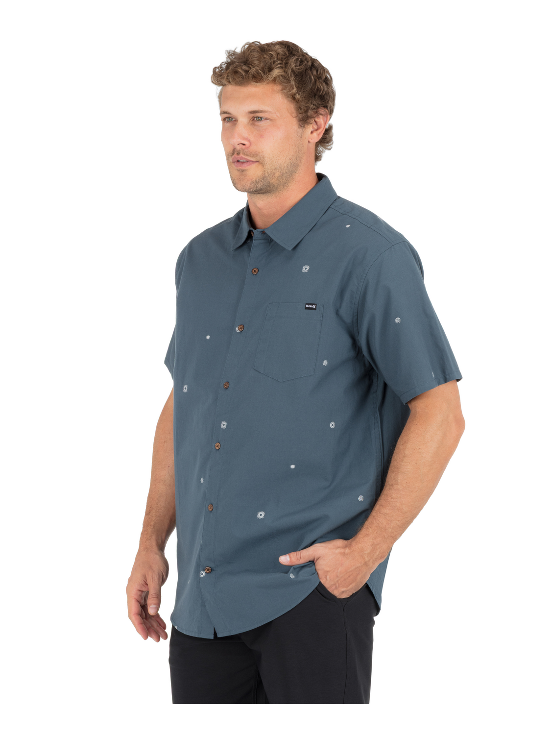 Dobby Short Sleeve in Destroyer