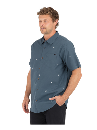 Dobby Short Sleeve in Destroyer