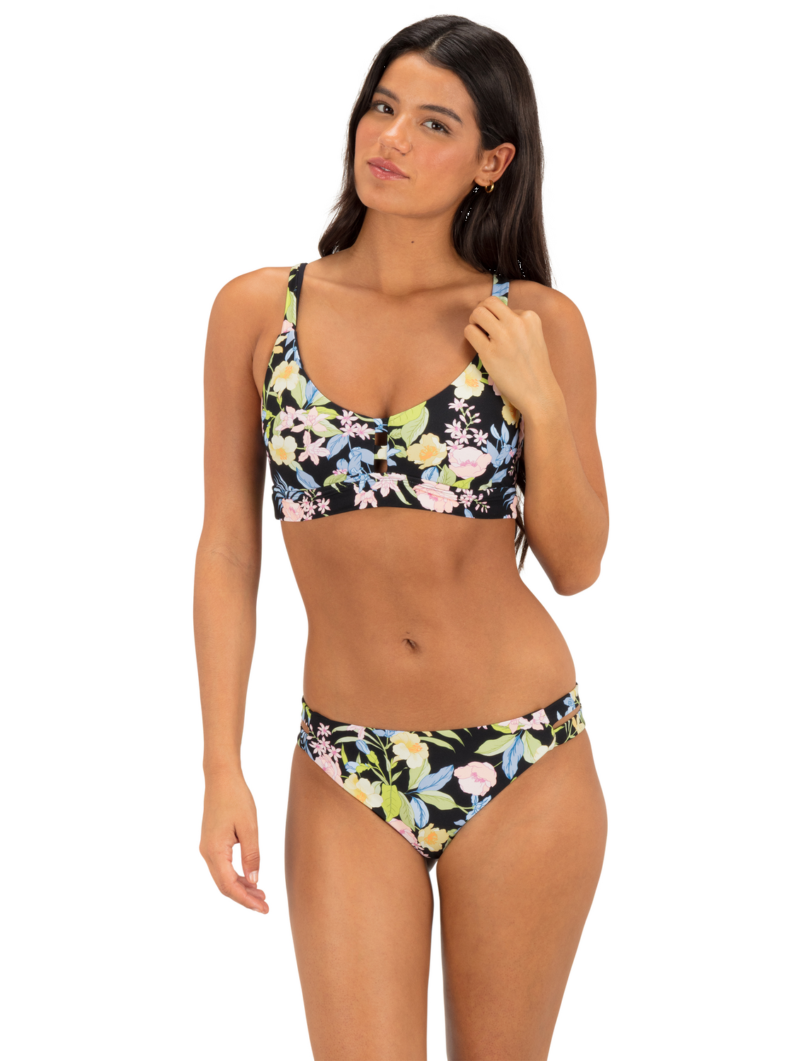 Paradiso Max Pull On Strappy Top in Paradiso Floral