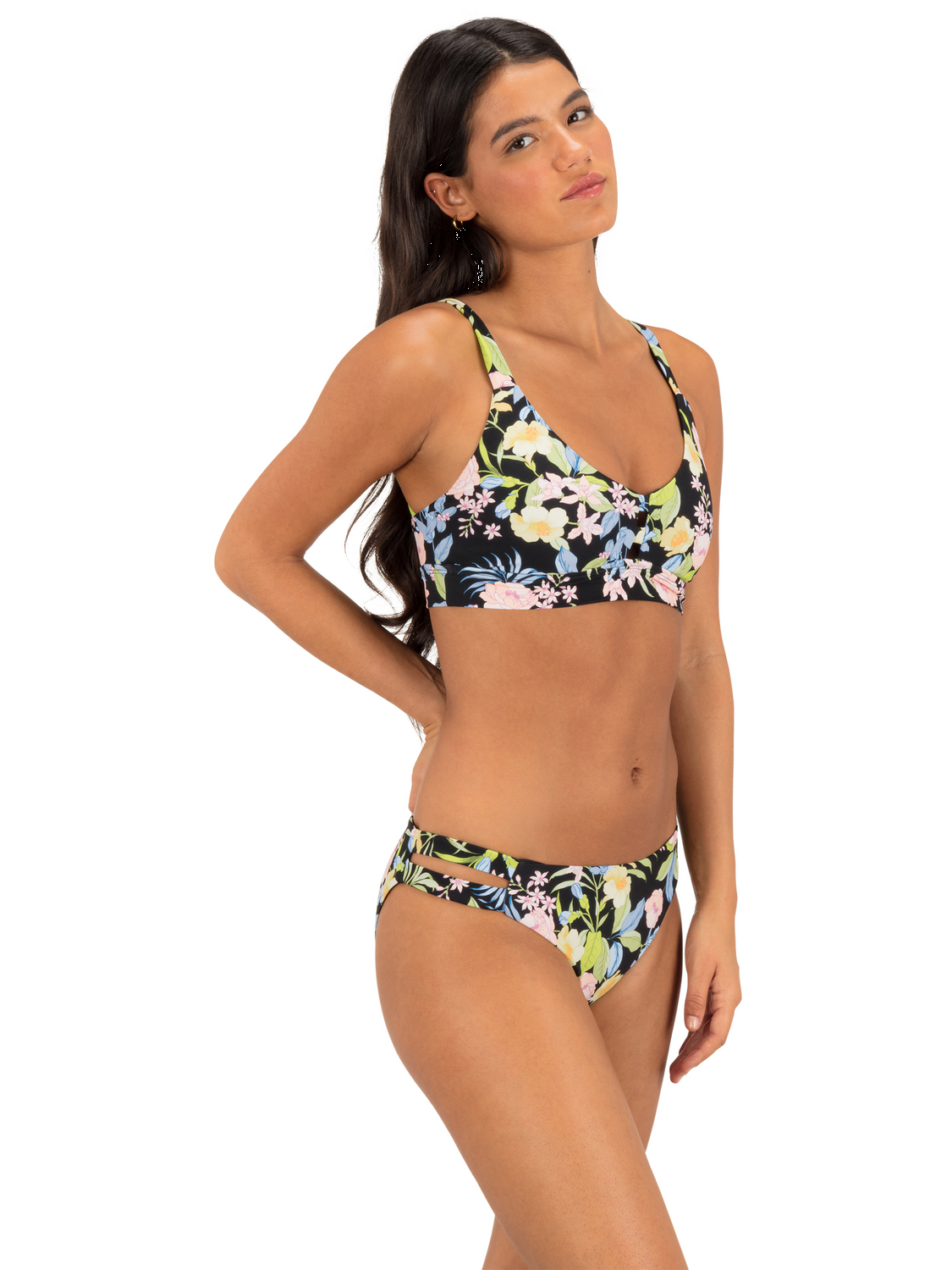Paradiso Max Pull On Strappy Top in Paradiso Floral