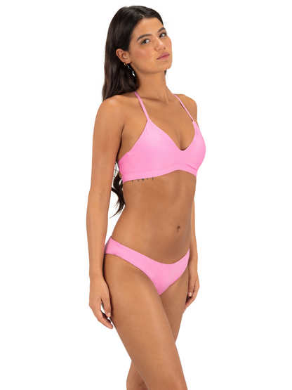 Reversible Solid Moderate Bottom in Pink Chamomile