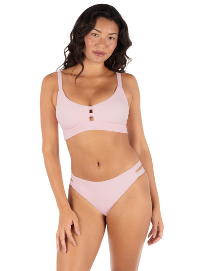 Max Solid Moderate Bottom in Shell Pink