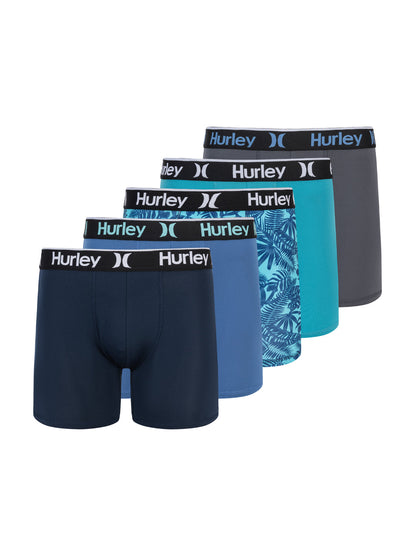 Regrind Boxer Brief (5 Pack) in Turquoise Aqua