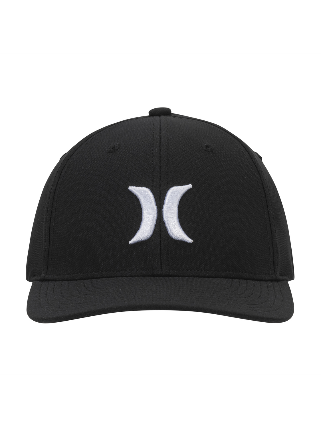 Icon Stretch Fit Hat in Black/White