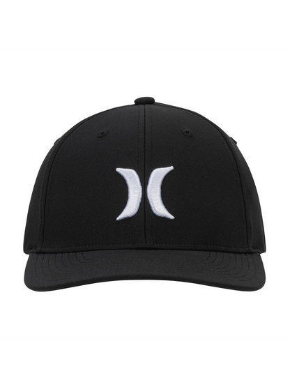 Icon Stretch Fit Hat in Black/White