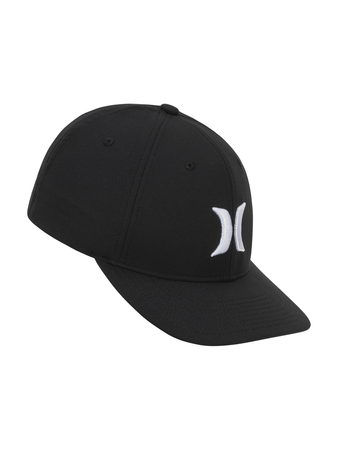 Icon Stretch Fit Hat in Black/White