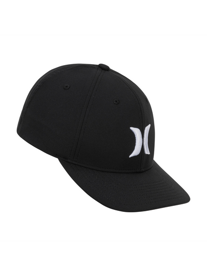 Icon Stretch Fit Hat in Black/White
