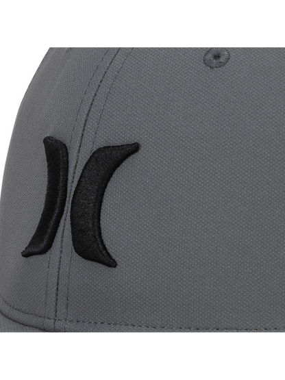 Icon Stretch Fit Hat in Dark Grey