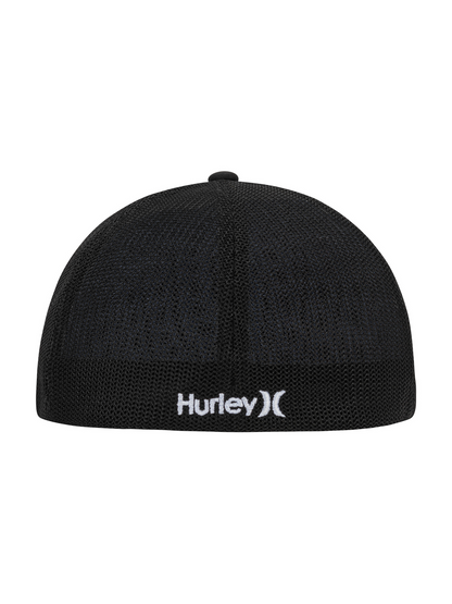 Icon Mini Mesh Stretch Fit Trucker Hat in Black