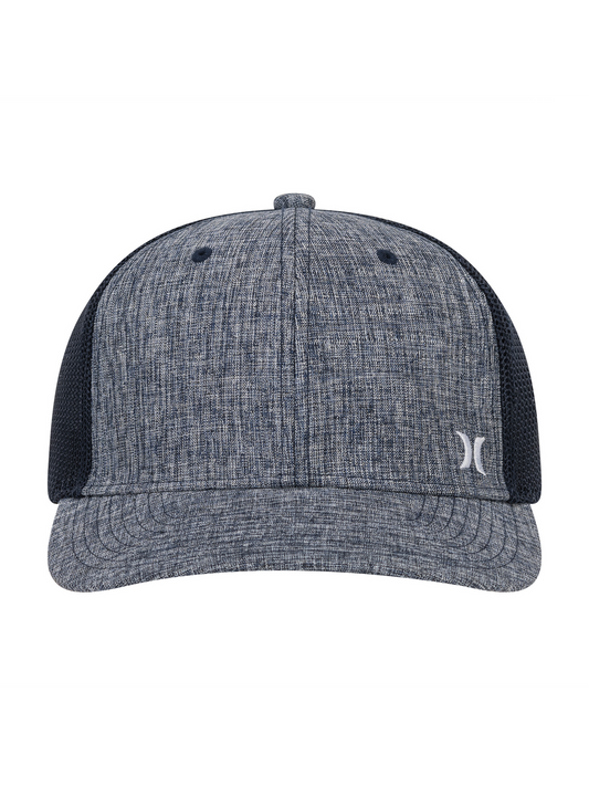 Icon Mini Mesh Stretch Fit Trucker Hat in Navy