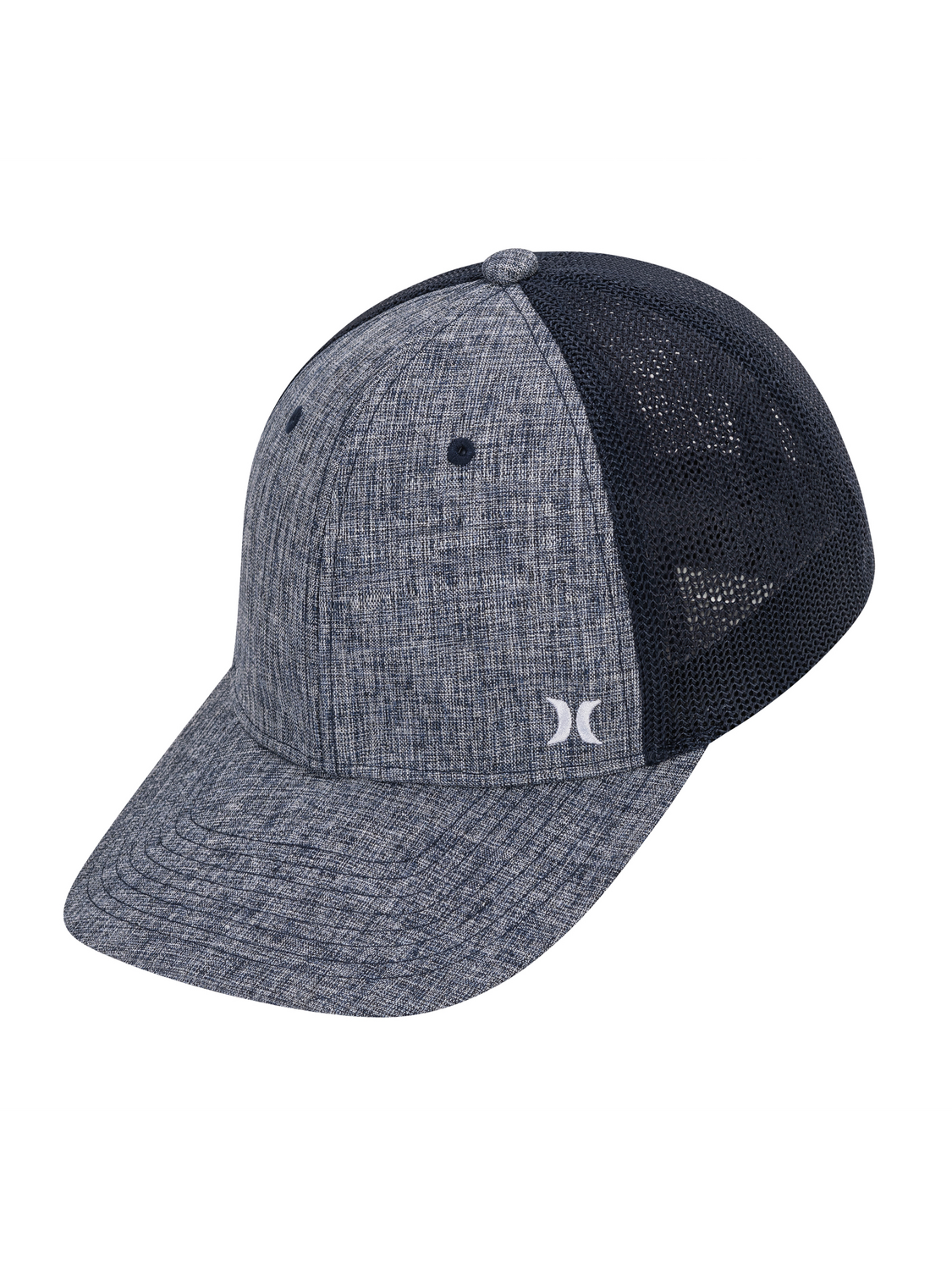 Icon Mini Mesh Stretch Fit Trucker Hat in Navy