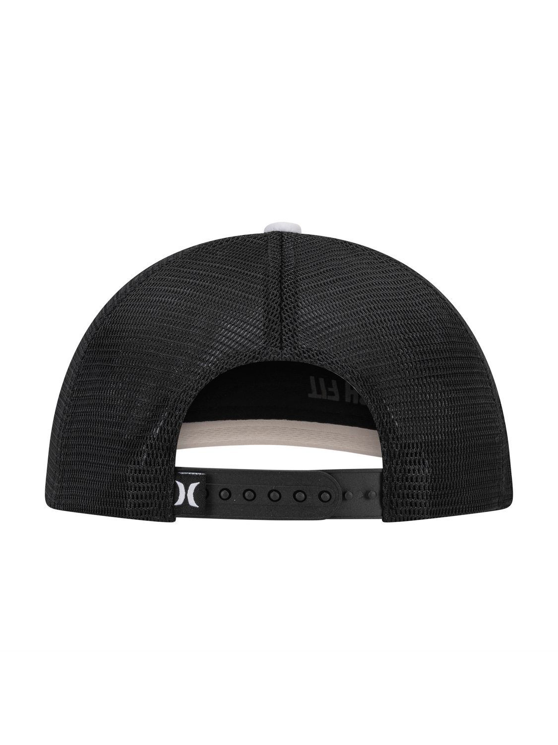 Warner Adjustable Trucker Hat in White/Black