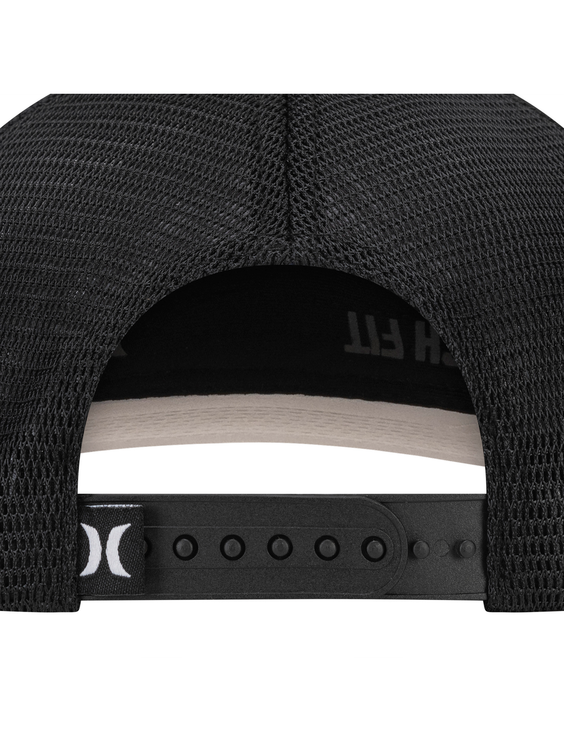 Warner Adjustable Trucker Hat in White/Black