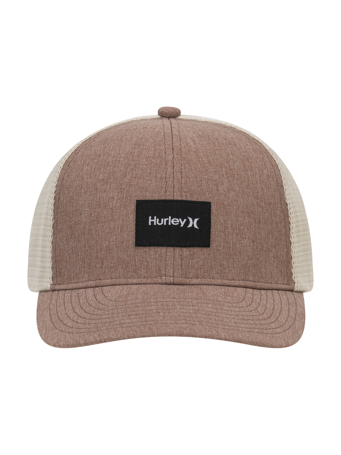 Warner Adjustable Trucker Hat in Medium Brown