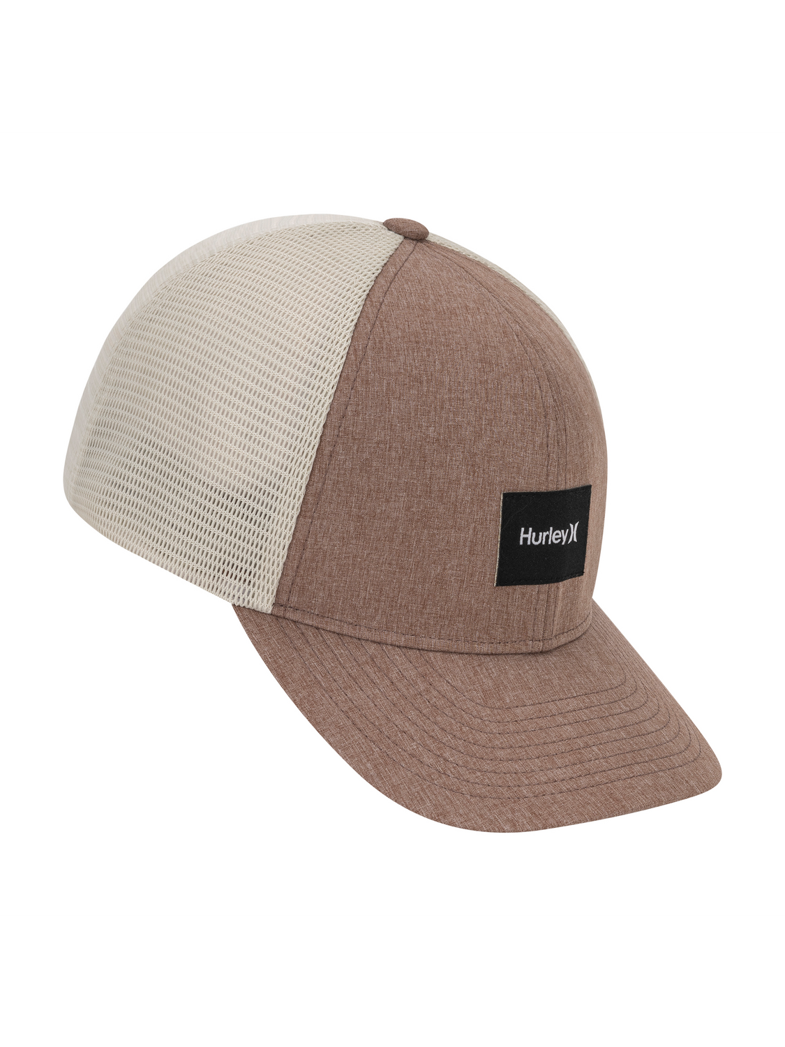 Warner Adjustable Trucker Hat in Medium Brown